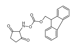 [(2,5-dioxocyclopentyl)amino] 9H-fluoren-9-ylmethyl carbonate结构式