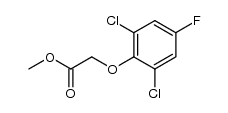 2,6-dichloro-4-fluorophenoxyacetic acid methyl ester结构式