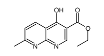 ethyl 7-methyl-4-oxo-1,8-naphthyridine-3-carboxylate结构式