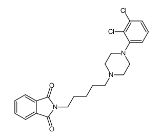 2-{5-[4-(2,3-Dichloro-phenyl)-piperazin-1-yl]-pentyl}-isoindole-1,3-dione结构式