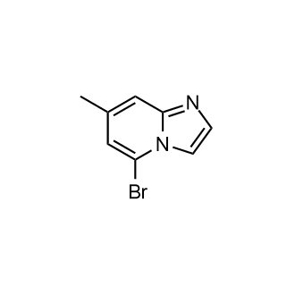 5-Bromo-7-methylimidazo[1,2-a]pyridine Structure