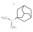 1-adamantyl(dimethyl)sulfanium,iodide结构式