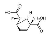 Bicyclo[3.1.0]hex-3-ene-2,6-dicarboxylic acid, 2-amino-6-fluoro-, (1R,2S,5R,6R)- (9CI) Structure