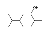 5-isopropyl-2-methylcyclohexanol Structure