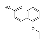 o-ethoxy-cis-cinnamic acid结构式