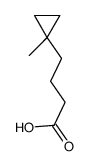4-(1-methylcyclopropyl)butanoic acid structure