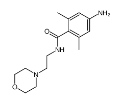 4-Amino-2,6-dimethyl-N-(2-morpholinoethyl)benzamide结构式