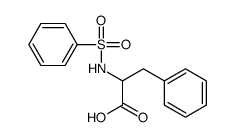 2-(benzenesulfonamido)-3-phenylpropanoic acid结构式