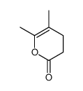 5,6-dimethyl-3,4-dihydropyran-2-one结构式