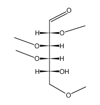 2,3,4,6-tetra-O-methyl-D-galactose Structure