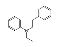 N-ethyl-N-(2-phenylethyl)aniline Structure