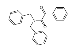 N,N-dibenzyl-2-oxo-2-phenylacetamide Structure