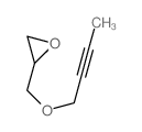 2-(but-2-ynoxymethyl)oxirane structure