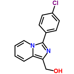 [3-(4-Chlorophenyl)imidazo[1,5-a]pyridin-1-yl]methanol结构式