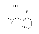 (2-fluoro-benzyl)-methyl-amine, hydrochloride structure