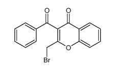 3-benzoyl-2-(bromomethyl)chromen-4-one Structure