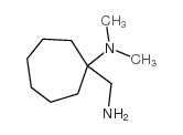 N-[1-(氨基甲基)环庚基]-N,N-二甲胺结构式