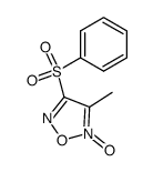 3-methyl-4-phenylsulphonylfuroxan Structure