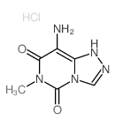 5-amino-3-methyl-1,3,7,8-tetrazabicyclo[4.3.0]nona-5,8-diene-2,4-dione Structure