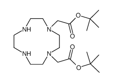 di-tert-butyl 2,2'-(1,4,7,10-tetraazacyclododecane-1,4-diyl)diacetate Structure