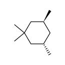 反式-1,1,3,5-四甲基环己烷结构式