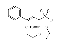 N-(2,2,2-trichloro-1-diethoxyphosphorylethyl)benzamide Structure