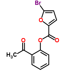 2-Acetylphenyl 5-bromo-2-furoate结构式