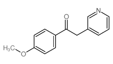 Ethanone,1-(4-methoxyphenyl)-2-(3-pyridinyl)- structure