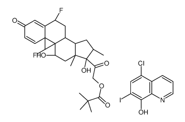 Locacorten-Vioform structure