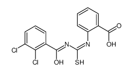 2-[[[(2,3-DICHLOROBENZOYL)AMINO]THIOXOMETHYL]AMINO]-BENZOIC ACID结构式