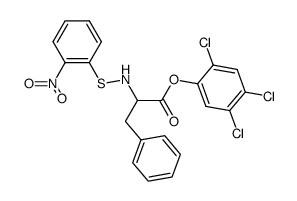 o-Nitrobenzolsulfenylphenylalanin-2,4,5-trichlorophenylester Structure
