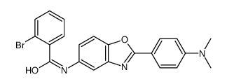 2-bromo-N-[2-[4-(dimethylamino)phenyl]-1,3-benzoxazol-5-yl]benzamide Structure