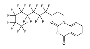 1-(4,4,5,5,6,6,7,7,8,8,9,9,10,10,11,11,11-heptadecafluoroundecyl)-3,1-benzoxazine-2,4-dione Structure