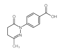 4-(3-methyl-6-oxo-4,5-dihydropyridazin-1-yl)benzoic acid Structure