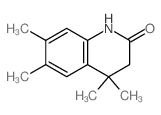 4,4,6,7-tetramethyl-1,3-dihydroquinolin-2-one结构式