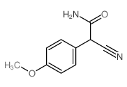 Benzeneacetamide, a-cyano-4-methoxy- picture