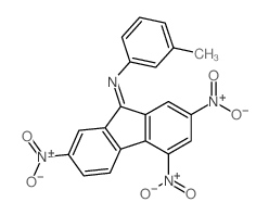 N-(3-methylphenyl)-2,4,7-trinitro-fluoren-9-imine结构式