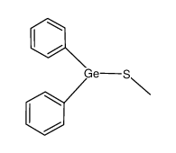 (methylthio)diphenylgermane Structure