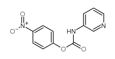 3-Pyridinylcarbamic Acid 4-Nitrophenyl Ester结构式