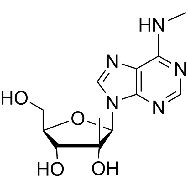 N6-Methyl-2’-β-C-methyladenosine结构式