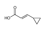(E)-3-cyclopropylprop-2-enoic acid structure