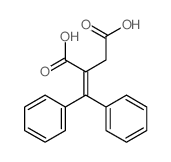 Butanedioic acid,(diphenylmethylene)-结构式