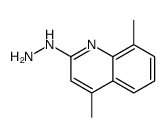 2-HYDRAZINO-4,8-DIMETHYLQUINOLINE Structure