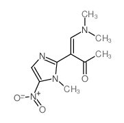 3-Buten-2-one,4-(dimethylamino)-3-(1-methyl-5-nitro-1H-imidazol-2-yl)- Structure