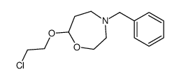 4-benzyl-7-(2-chloroethoxy)-1,4-oxazepane结构式