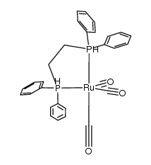 [1,2-bis(diphenylphosphino)ethane]tricarbonylruthenium Structure