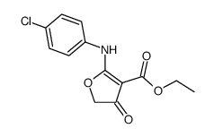 ethyl 2-[(4-chlorophenyl)amino]-4-oxo-4,5-dihydrofuran-3-carboxylate结构式