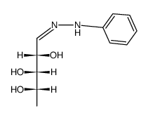 5-deoxy-L-arabinose phenylhydrazone结构式