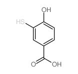 4-hydroxy-3-sulfanyl-benzoic acid Structure