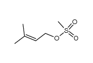 3-methyl-2-butenyl methanesulfonate Structure